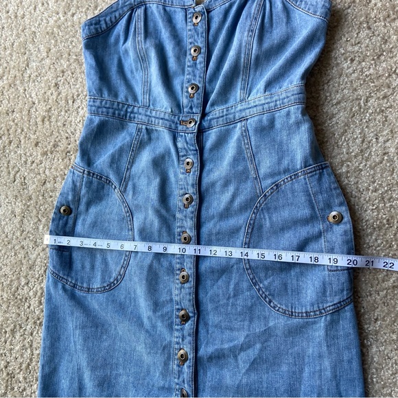 Anthropologie Pilcro Buttondown Denim Dress size 8 / medium - Picture 8 of 11